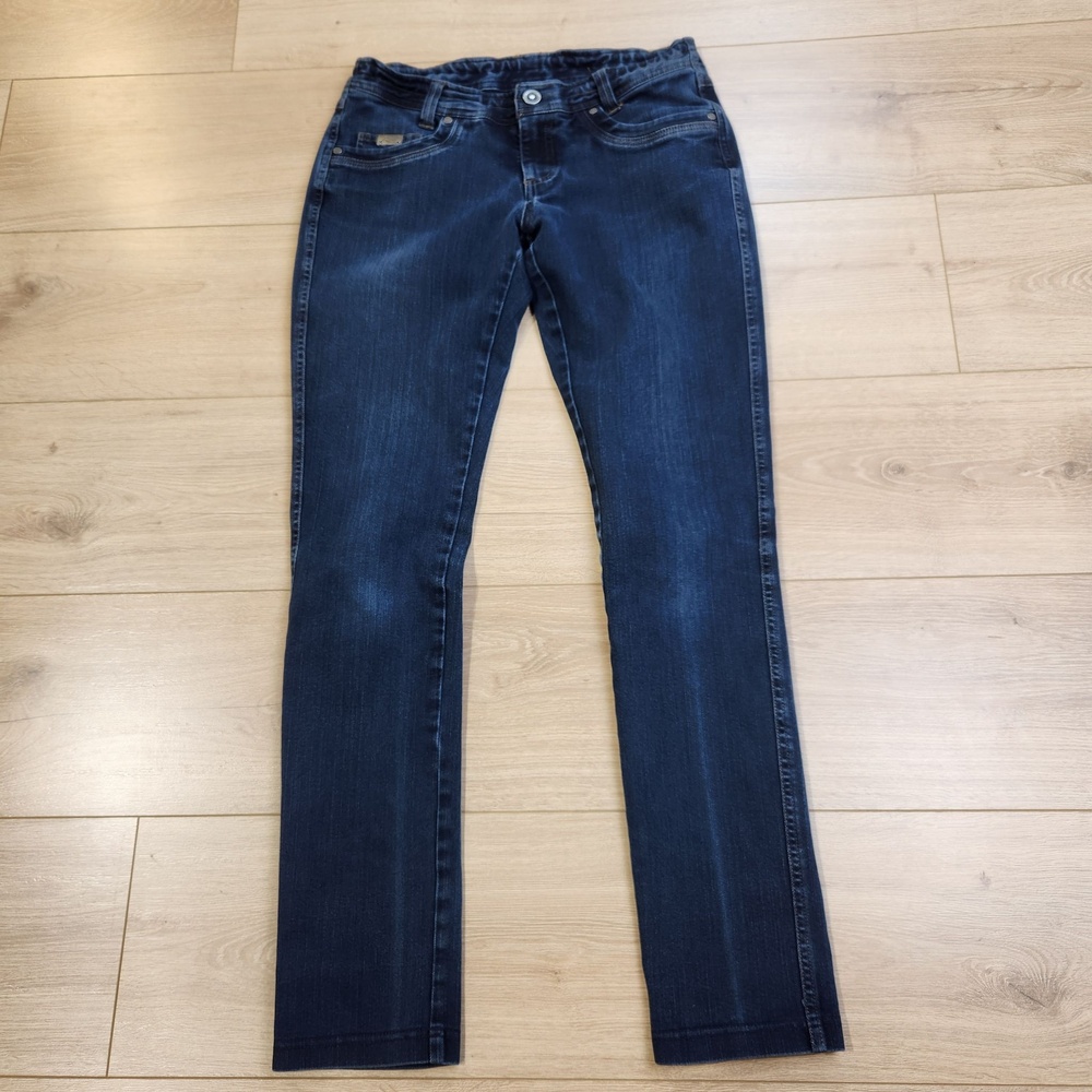 Kuhl Danzr Jeans Womens 4 Dark Wash Blue Mid Rise Slim Fit Skinny Stretch Denim
